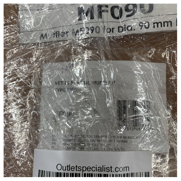Vetus MF090 Silencer type MF 90mm For fast vessels