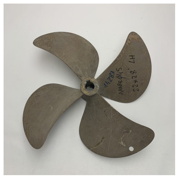 UŻYWANE 4-łopatowe śmigło Eliche Radice 22 x 28 cali o średnicy wału LH 45 mm