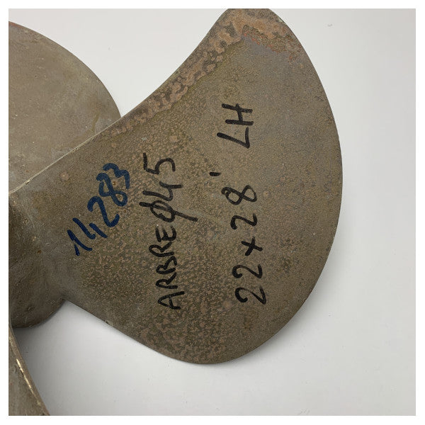 UŻYWANE 4-łopatowe śmigło Eliche Radice 22 x 28 cali o średnicy wału LH 45 mm