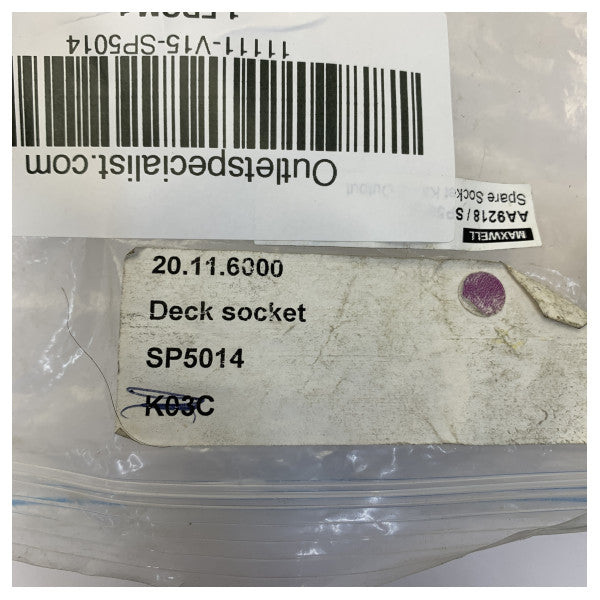 Vetus SP5014 Socket Flange mount 3 pin AA300s 9218
