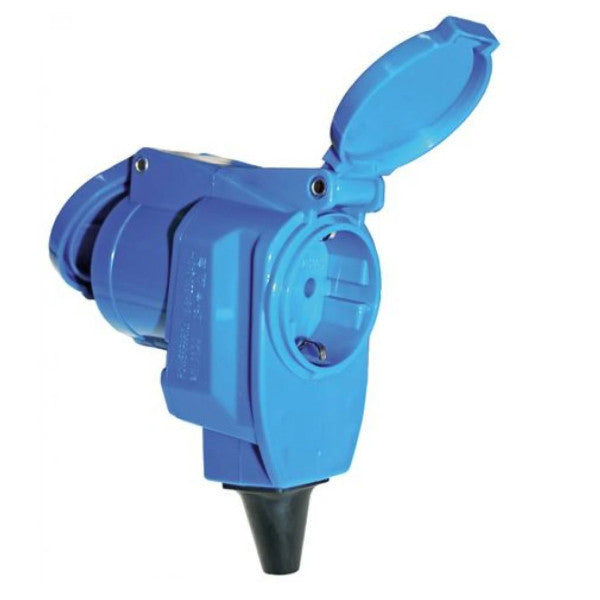 Acoplamento de ficha em ângulo reto Talamex para alimentação em terra - 14504011