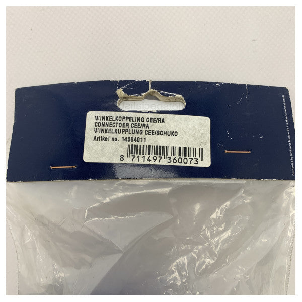 Acoplamento de ficha em ângulo reto Talamex para alimentação em terra - 14504011