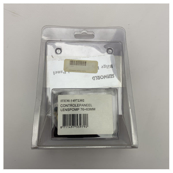 لوحة التحكم في مضخة قاع السفينة Seaworld لوحة تحكم في مضخة قاع السفينة سوداء 12/24 فولت - 14572302