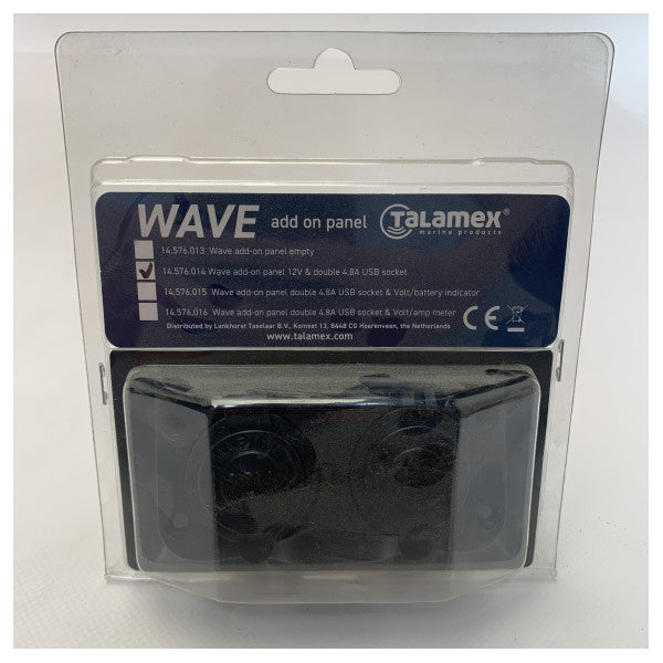 Talamex Wave sähköpaneelin USB-laturi | pistorasia - 14576014