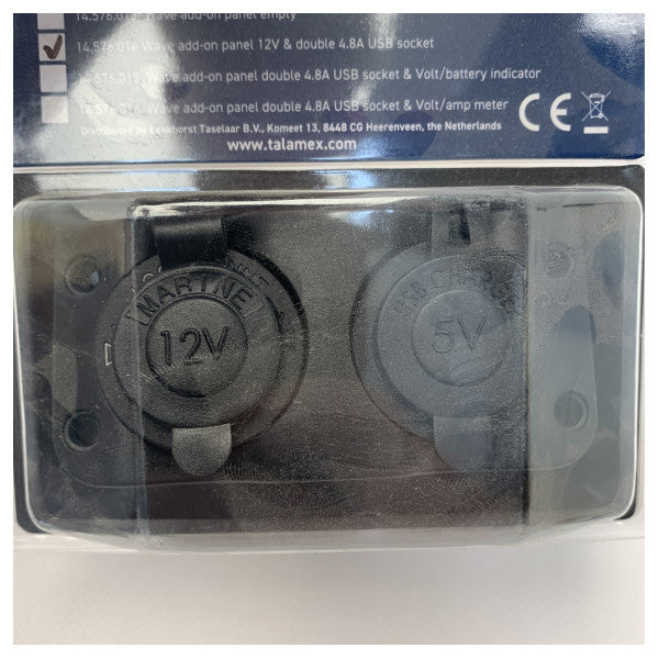 Talamex Wave sähköpaneelin USB-laturi | pistorasia - 14576014