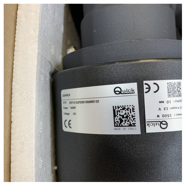 Quick Prince DP3 Guindeau électrique vertical 1500W 12V avec tambour/cabestan - 10mm