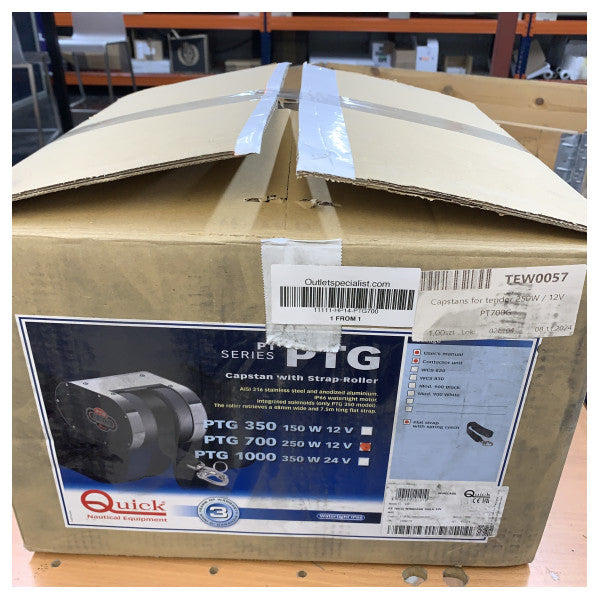 Quick PT700G Şişme Bot Vinci 250W 12V Elektrikli Capstan / Irgat