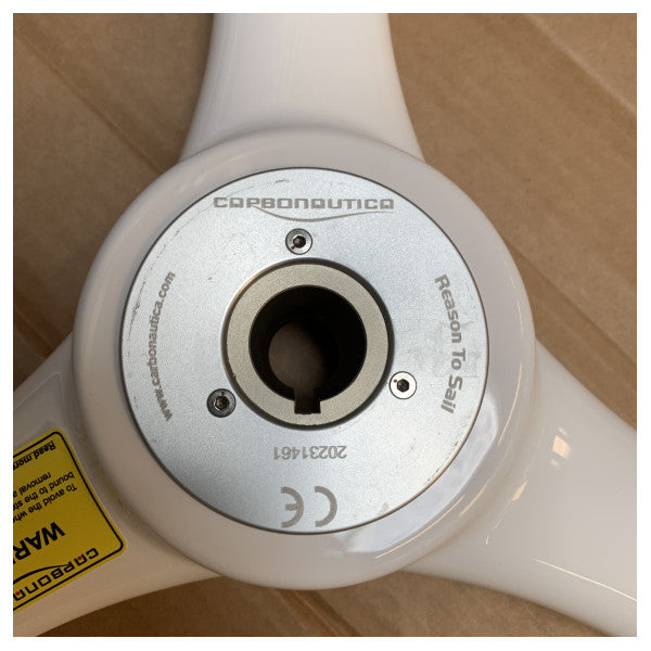 Volante Carbonautica 1100 mm in vetroresina bianco