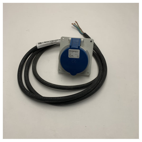 Mennekes 1492 32A 230V 3P vægudtag udendørs