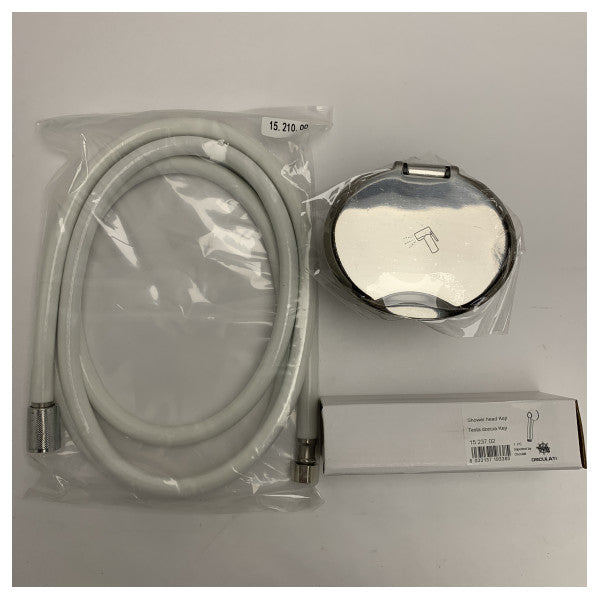 Osculati ステンレス製シャワーボックス(混合栓・2.5mホース付)ボート・ヨット用