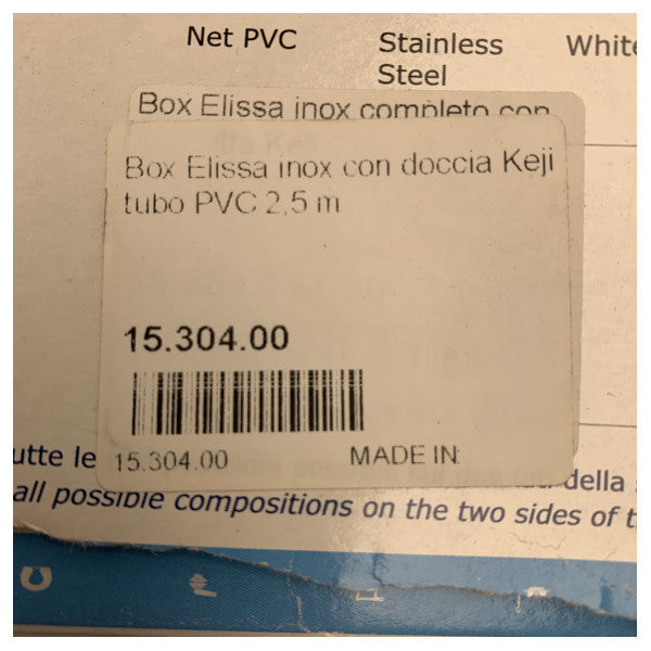 Osculati ステンレス製シャワーボックス(混合栓・2.5mホース付)ボート・ヨット用