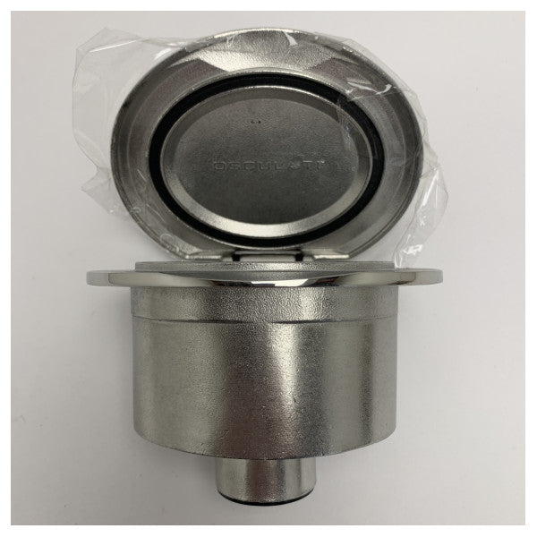 Osculati ステンレス製シャワーボックス(ミキサー付) - 耐久性に優れた2.5mナイロンホース(ボート・ヨット用