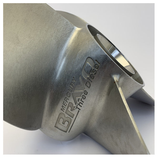 Mercury Marine Bravo 3 Propeller 48-8M0074867 Stainless Steel 4 Blade 16 x 23LH