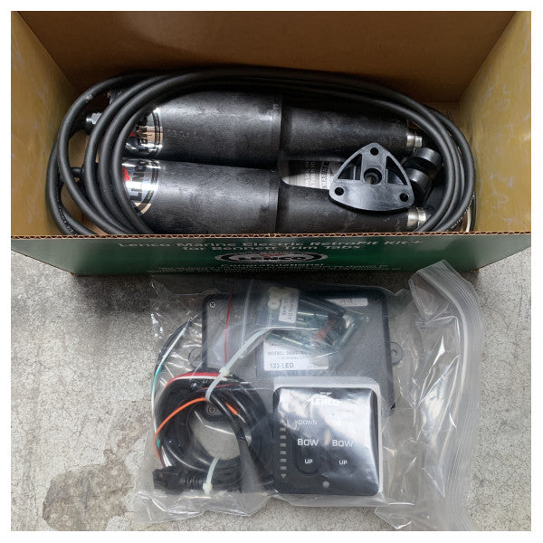 Lenco marine retrofit kit avec indicateur LED et actionneurs électriques pour les trim tabs bennett - 15090-103