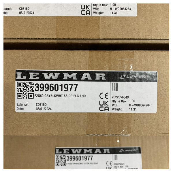 Lewmar Flush 2G Size 60 Opening Deck - Escape Hatch - 399601977