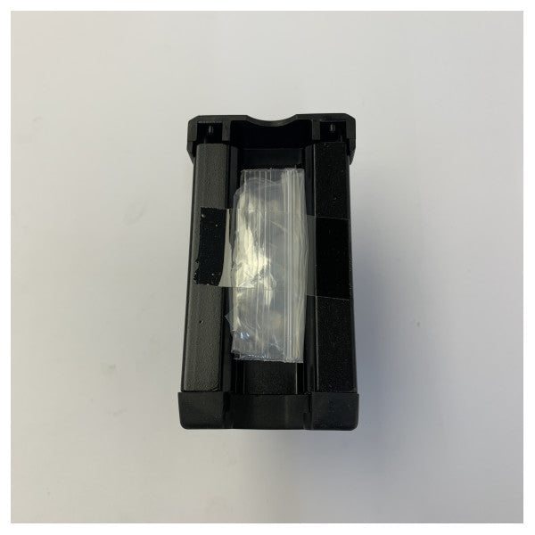 Lewmar Size 1 End Stop with Double 40mm Control Block - Black - 29481032BK