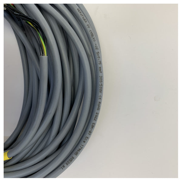 Lewmar 22m Bow Thruster Control Cable - 5 Core - 589074