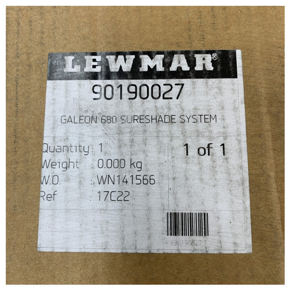 Lewmar 90190027 Galeon 680 SureShade System Complete Motor and Control Unit Kit