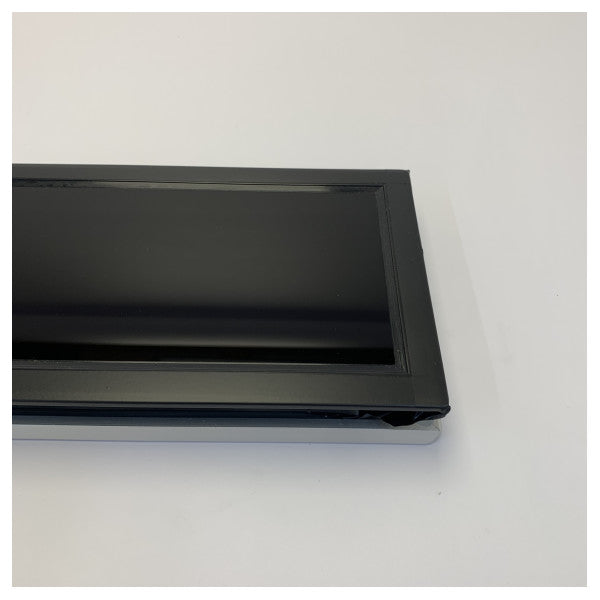 Lewmar Flush Mitre koøje 150x600 mm mørkegrå sort