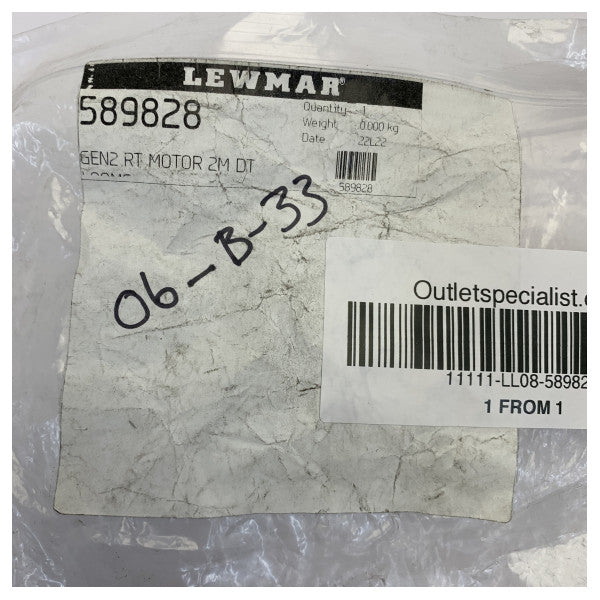 Lewmar 589828 Gen2 RT Motor 2M DT Wiring Loom