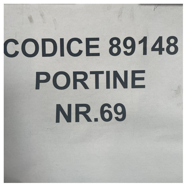 Porte de hublot en acier marin robuste MAN 600 x 400 mm avec joint étanche