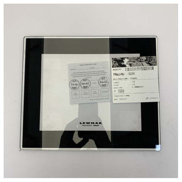 Lewmar DNR Mono Marine-Glaspaneel 300x250mm Grautönung - 78003487