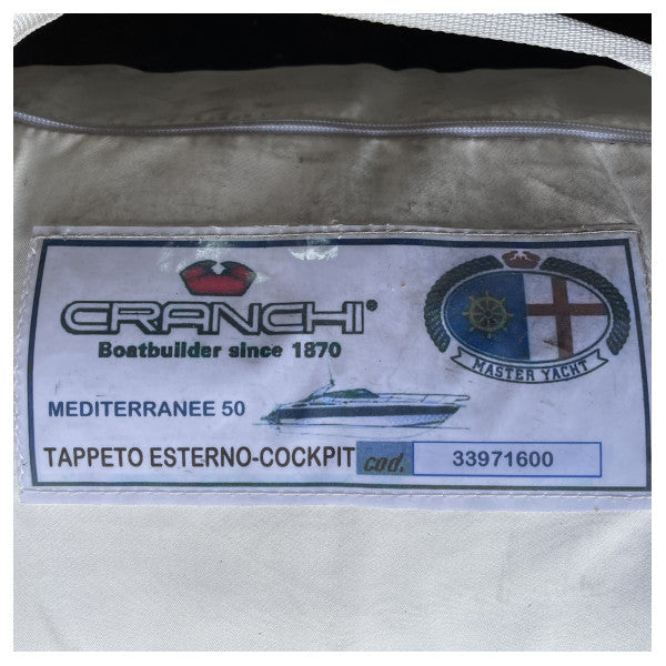 Cranchi Mediterranee 50 Alfombra de Cockpit Azul - 33971600