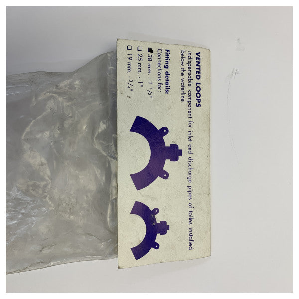 Ocean Technologies Nylon Marine Toilet Siphon 38mm with Valve Yacht Waste System
