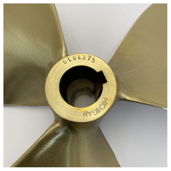 Michigan Propellers 3-Blade Brass Propeller GL352 25x21 LH 45mm - 668393