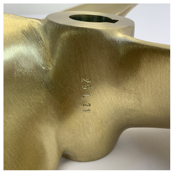 Michigan Propellers 3-Blade Brass Propeller GL352 25x21 LH 45mm - 668393