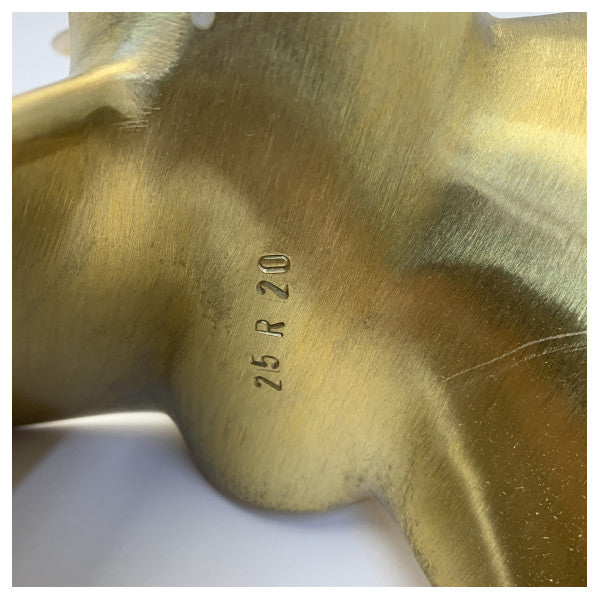 Michigan Propellers 3-Blade Brass Propeller GL352 R25x20 RH45 - 668408