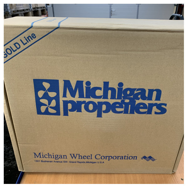 Michigan Propellers 4-Blade Brass Propeller GL469 19x1 RH 35mm - 850012