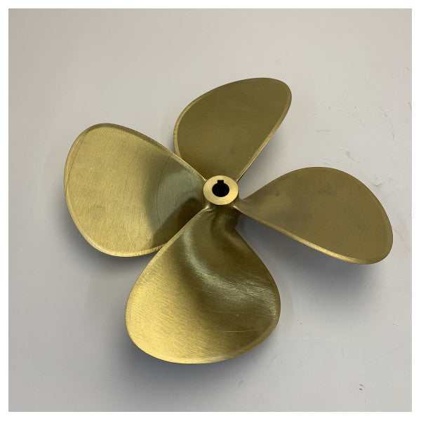 Michigan Propellers 4-Blade Brass Propeller GL469 17x12 LH 30mm - 850117