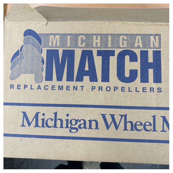 Michigan Match 3-blads aluminiumsbåtpropell 14x16 RH 12092