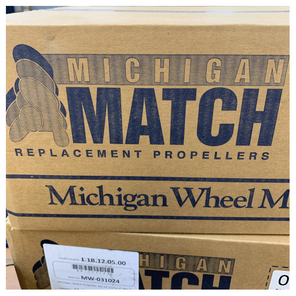 Michigan Match 3-pás em alumínio Hélice para barco 13 3/4 x 21 RH - 31026