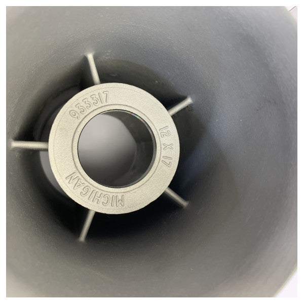 Michigan Ballistic 3-bladet rustfri stålpropel 12 x 17 RH - 933317