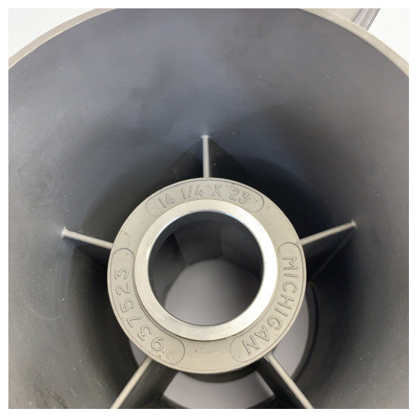 Michigan Ballistic 3-blads propell i rustfritt stål 14 1/4 x 23 LH - 937523