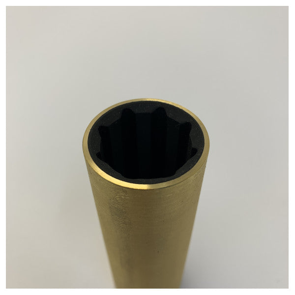 Michigan AquaLube Rubber Bearing Brass 1in x 1-3/8in x 4in - AIB100B