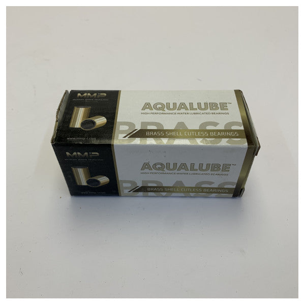 Michigan AquaLube Rubber Bearing Brass 1in x 1-3/8in x 4in - AIB100B