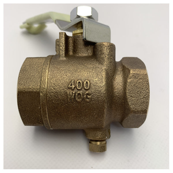 Valvola di chiusura in bronzo Groco da 1 1/4 di pollice - 163024