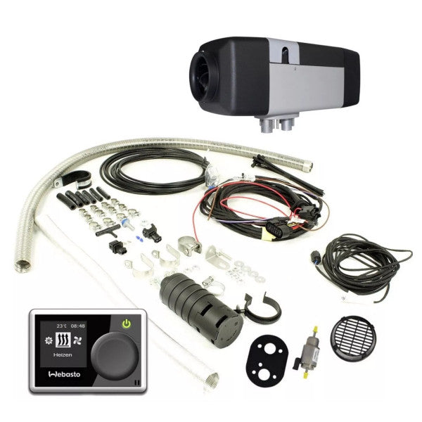 Webasto Air Top Evo 55d 5,5 kW dieselvarmersett med termostat 12V