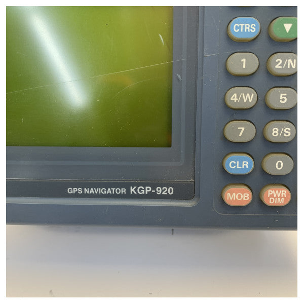Koden KGP-920 GPS Navigator Display - Used with Damaged Screen