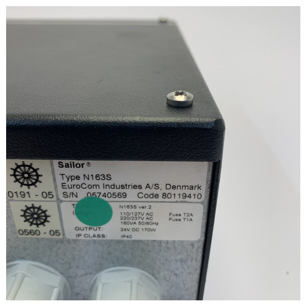 Sailor N163S Marine Power Supply Unit Ver.2 Rectifier - Used