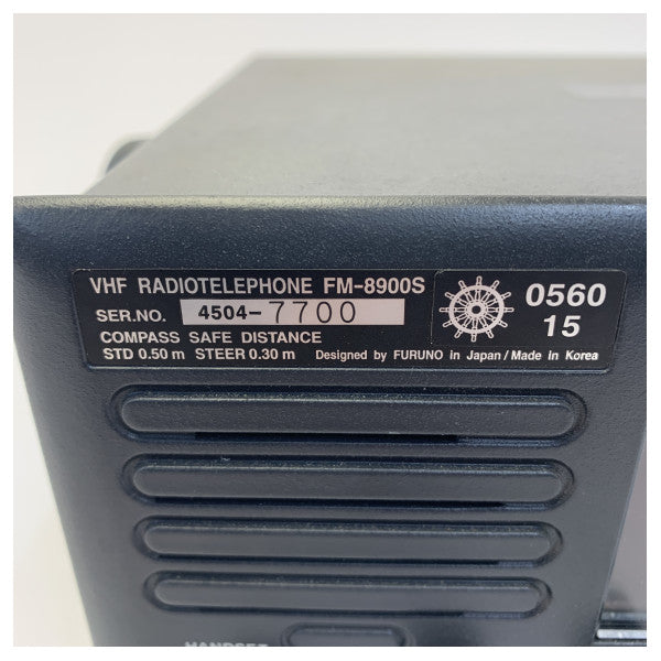 Furuno FM-8900S Radio VHF marino DSC Clase A GMDSS - Usado