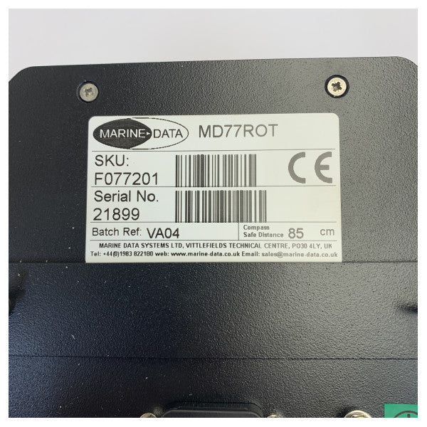 Marine Data MD77ROT Rate of Turn Indicator Flush Mount Marine Navigation
