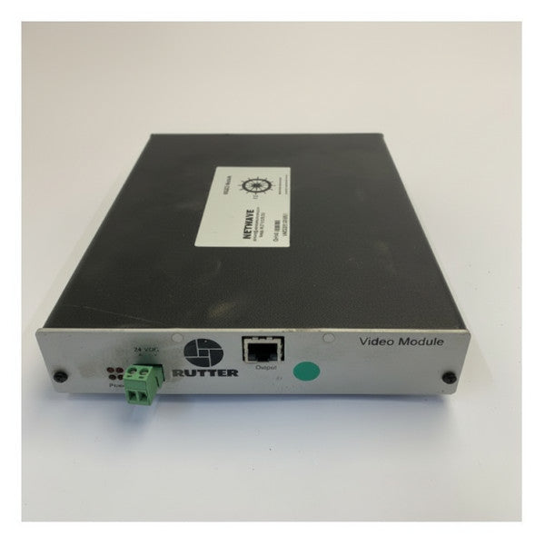 Netwave RUT-01005-EA Módulo de Vídeo VDR Marítimo Rutter 24V - Usado