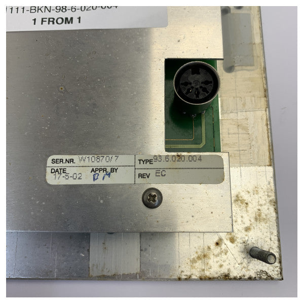 Praxis 98-6-020-004 Marine Control Panel Replacement Membrane Overlay - Begagnad