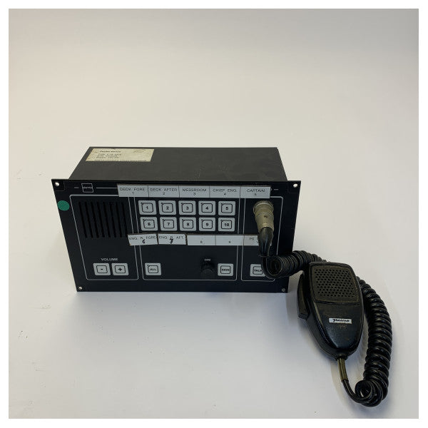 Zenitel ETB-10V5 Système d’interphone marin 10 lignes - Station de commande talkback - D’occasion