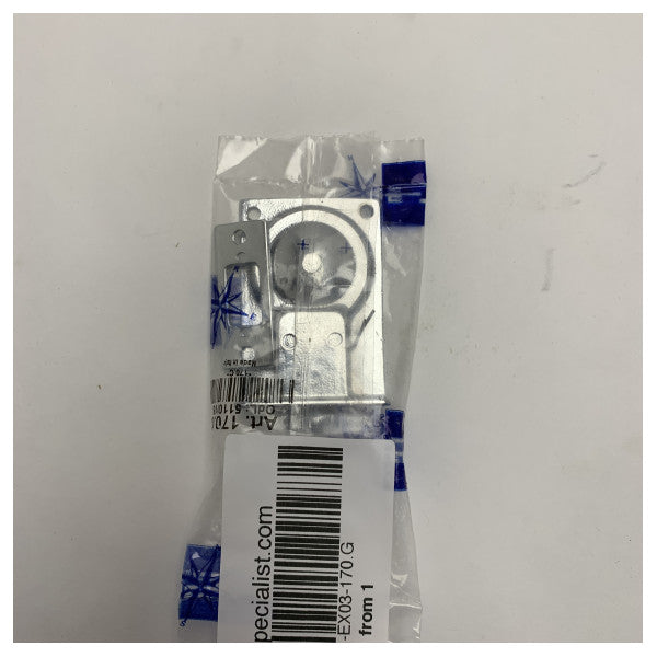 Foresti Suardi 170.C messinkinen luukun lukko 57 x 40 mm