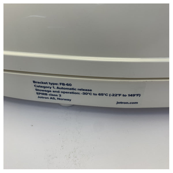Jotron 83310 Tron 60S EPIRB With Float Free Bracket Marine Safety Equipment